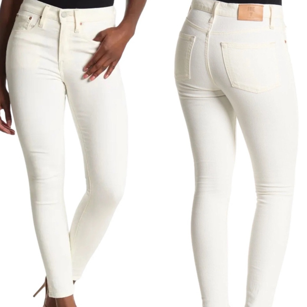 Frye White Jeans Skinny Women's Size 12/31